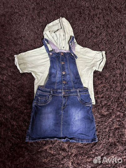 Джинсовый комбез