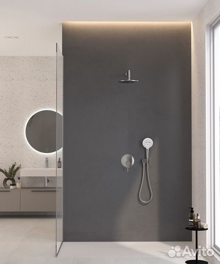 Душевая система хром