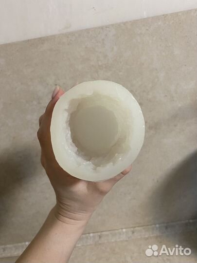 Молд силиконовый для свечей розы волны