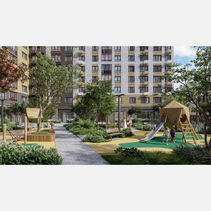 2-к. квартира, 54,4 м², 21/25 эт.