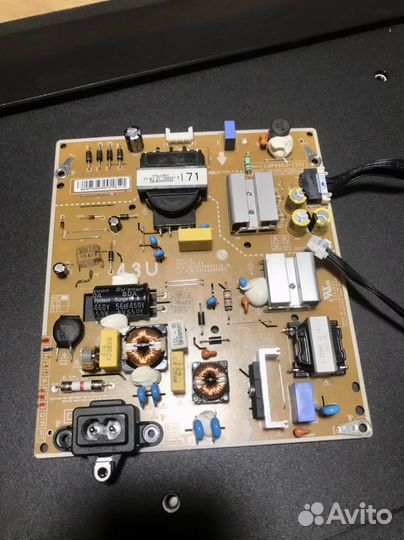 Материнская плата и плата бп LG 43UK6200PLA