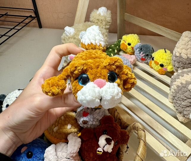 Котики вязаные ручной работы