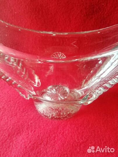 Конфетница стеклянная СССР