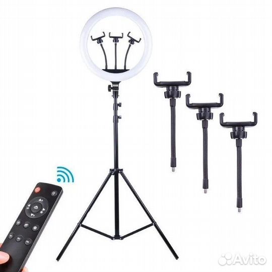 Лампа кольцевая XD14 35см