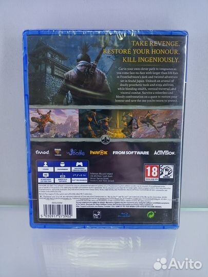 Sekiro Goty ps4 русская версия обмен/продажа