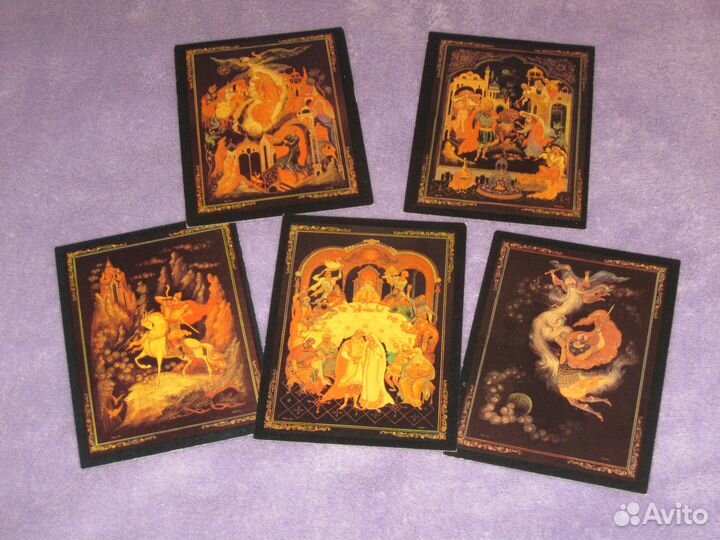 Карманные календари Гжель, Палех, Федоскино,Мстера