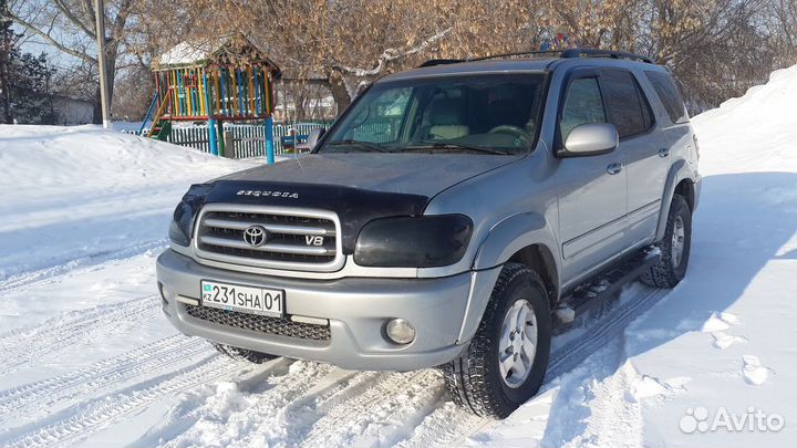 Ветровики, Дефлектор капота toyota sequoia С 2000