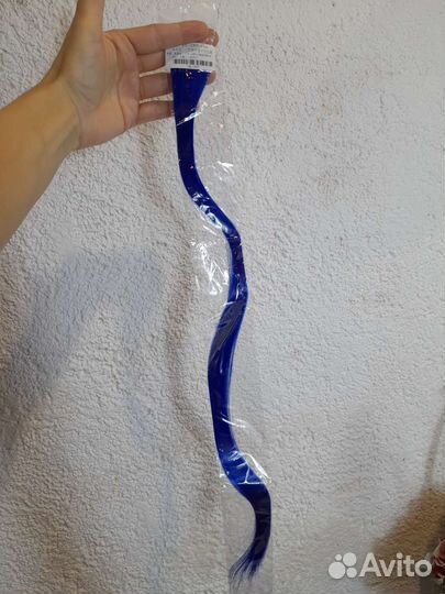 Шиньон(накладной хвост), канекалон, яркие пряди