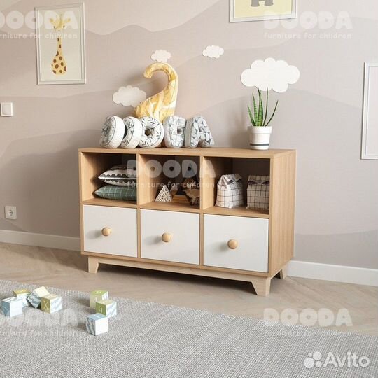 Комод детский Монтессори белый