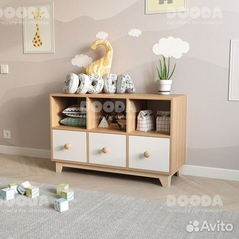 Комод детский Монтессори белый