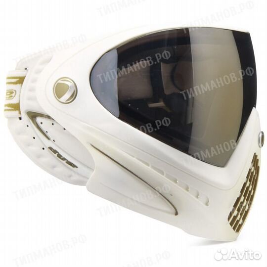 Маска пейнтбольная Dye i4, White Gold