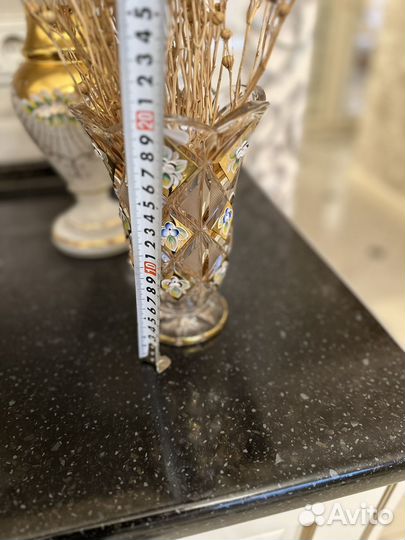 Ваза хрустальная
