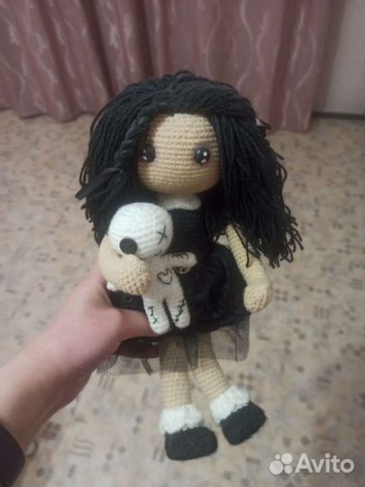 Кукла вязаная авторская