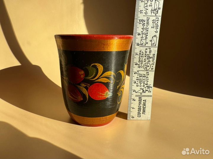 Стакан хохлома карандашница