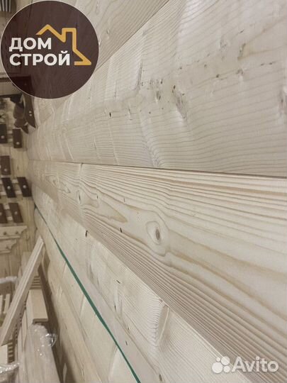 Блокхаус. Имитация бревна Сосна 37х193(185)х6000