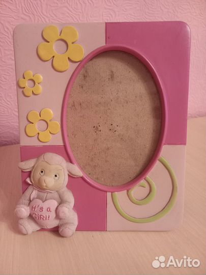 Рамка для фото детская керамика, стекло 13х17