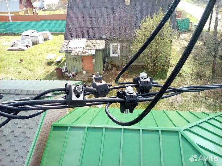 Монтаж провода сип по опорам