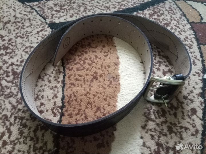 Ремень офицерский кожаный