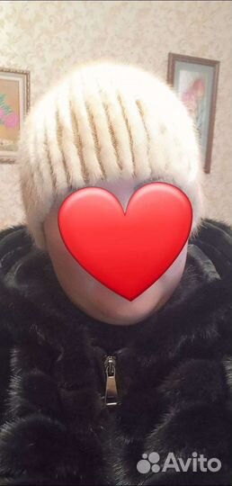 Шапка нат норковая