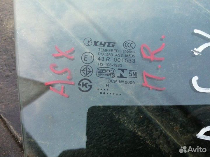 Стекло переднее правое Mitsubishi Asx GA1W 4A92