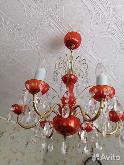 Люстра хрустальная
