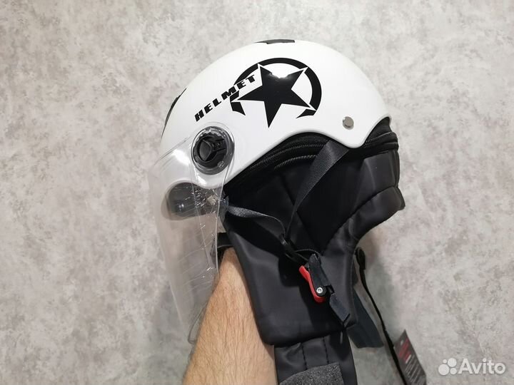 Мотошлем Helmet pro открытый