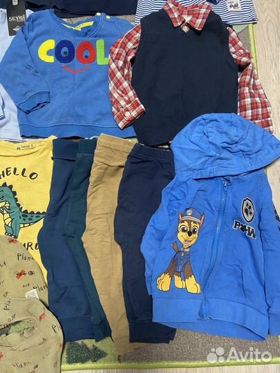 Детские вещи пакетом на мальчика 80 86