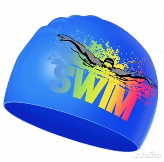 Шапочка для плавания силикон мягкий