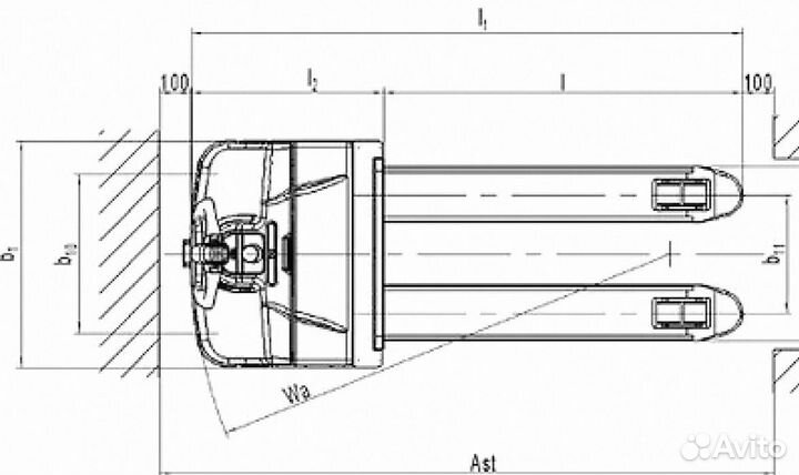 Тележка самоходная PT 20I-1
