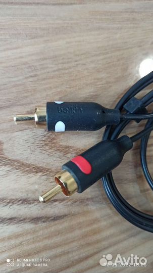 Кабель акустический межблочный (2RCA-2RCA)