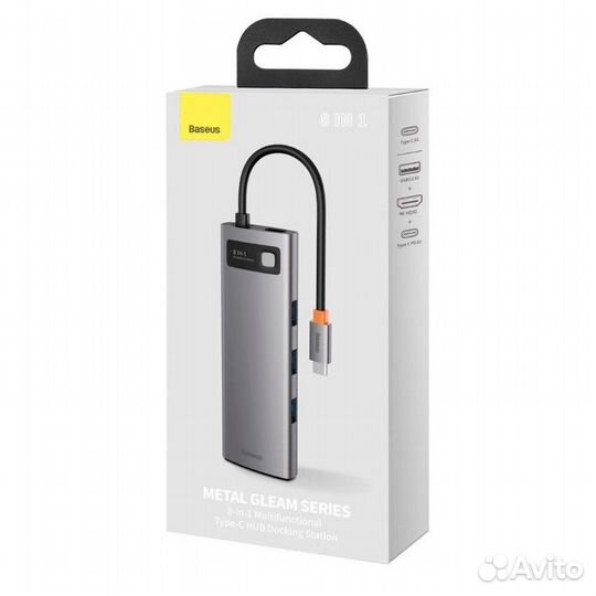 USB Hub Baseus 8-in-1 / 4K60Hz, USB 3.0