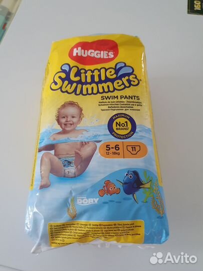Подгузники-трусики HuggiesLittle Swimmers12-18кг