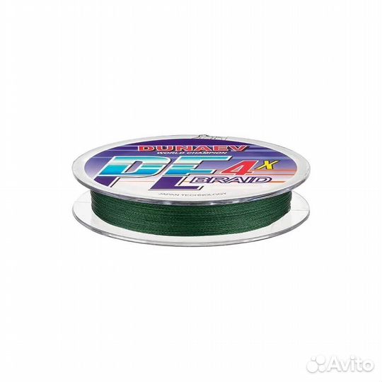 Шнур dunaev braid PE X4 150m 0.34мм (28,6 кг)