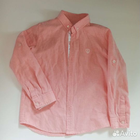 Детская рубашка для мальчика 110-116