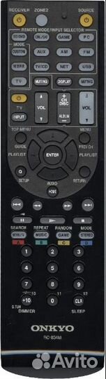 Пульт заменяющий RC-834M для AV-ресивера Onkyo