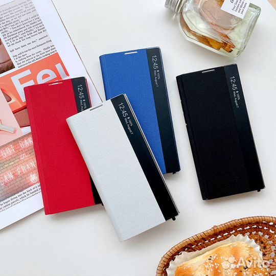 Чехол книжка магнитный samsung galaxy note 10 plus