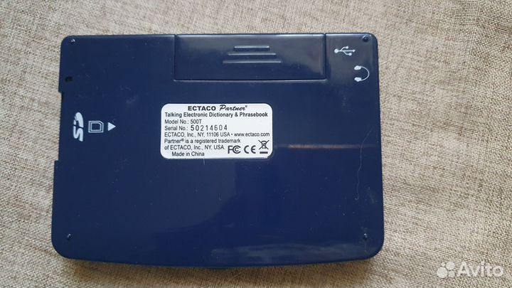 Карманный переводчик словарь ectaco Partner
