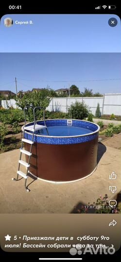Каркасный бассейн 4.6/1.25 в наличии