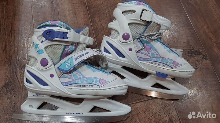 Коньки детские раздвижные 31 36