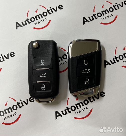 Смарт ключ Skoda, Volkswagen с программированием