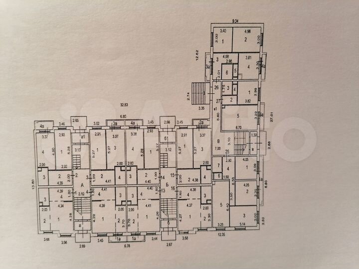 Квартира-студия, 36,9 м², 1/3 эт.