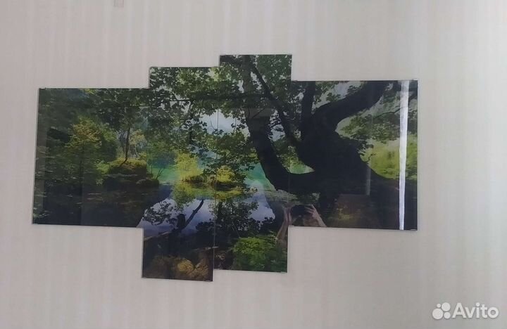 Продаётся Модульная стеклянная картина