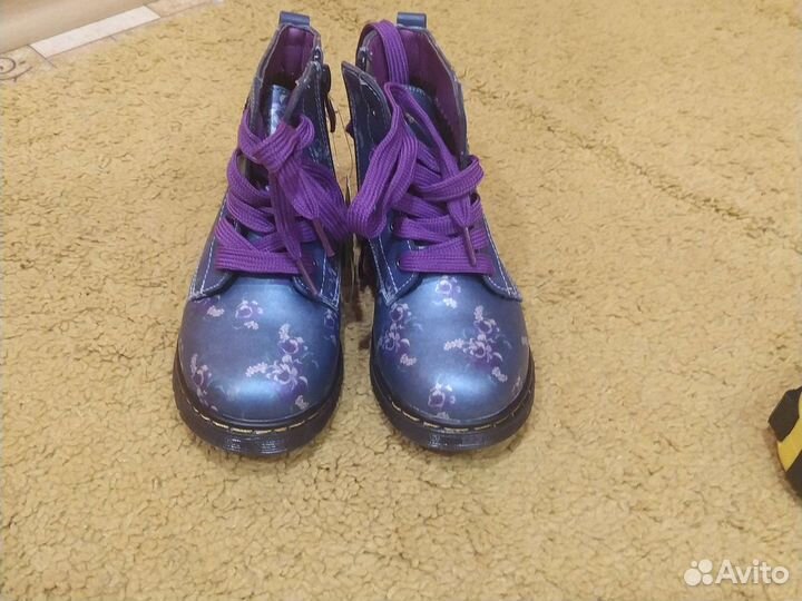 Сапоги детские для девочки осень размер 27