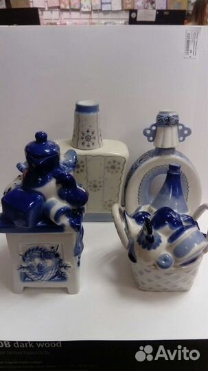 Фарфоровые статуэтки, кобольт, посуда СССР