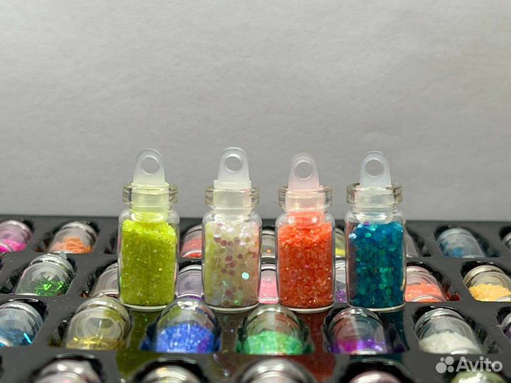 Блестки для ногтей творчества дизайна рукоделия