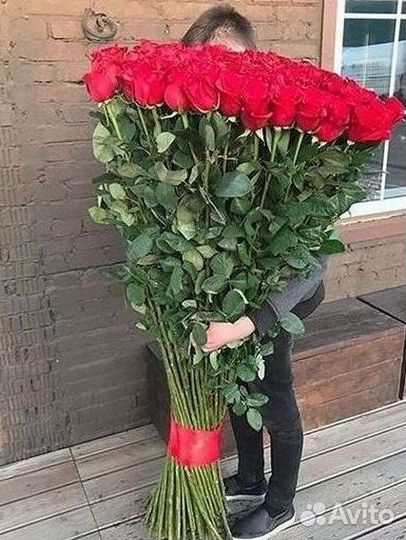 Высокие розы Гигантские розы Доставка цветов
