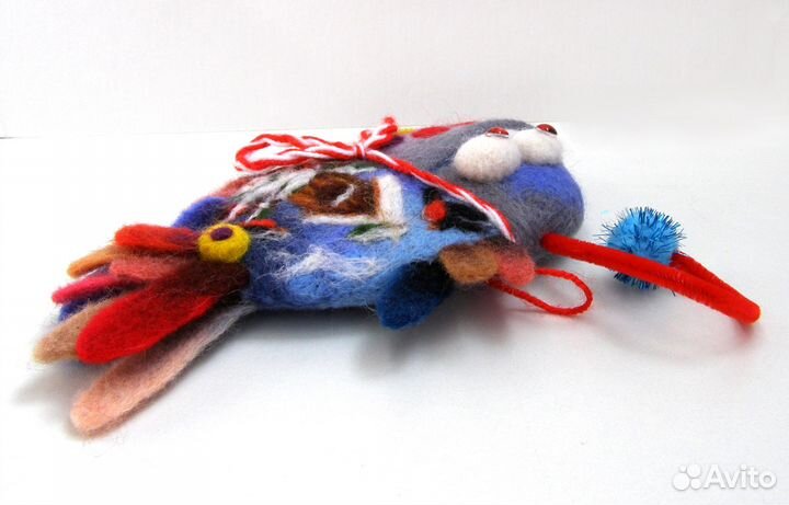 Валяная игрушка рыбка