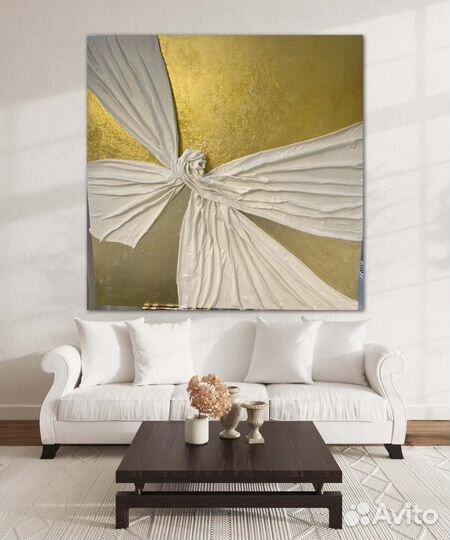 Панно для интерьера 3Д поталь ручная работа