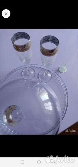 Салатник с крышкой. Стекло. Посуда для Свадьбы