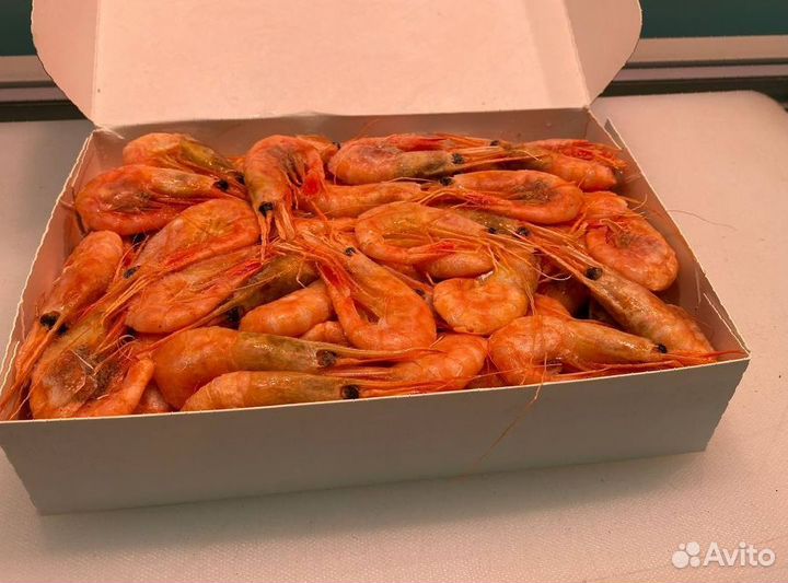 Креветка северная. Крупные. Свежие